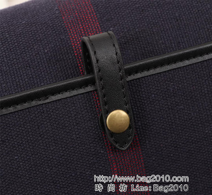 BURBERRY巴寶莉 Canvas 格紋信使包 奢華牛皮飾邊 39192  Bhq1306